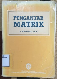 Image of PENGANTAR MATRIX