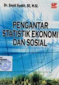 Image of PENGANTAR STATISTIK EKONOMI DAN SOSIAL