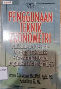 Image of PENGGUNAAN TEKNIK EKONOMETRI