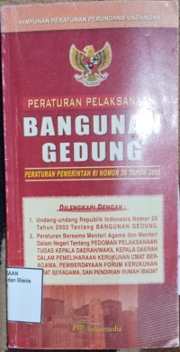 Image of PERATURAN PELAKSANAAN BANGUNAN GEDUNG