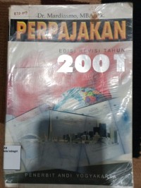 Image of PERPAJAKAN EDISI TAHUN 2001