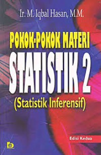 Image of POKOK-POKOK MATERI STATISTIK 2 (STATISTIK INFERENSIF)