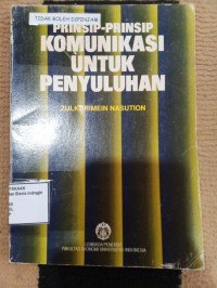 Image of PRINSIP PRINSIP KOMUNIKASI UNTUK PENYULUHAN