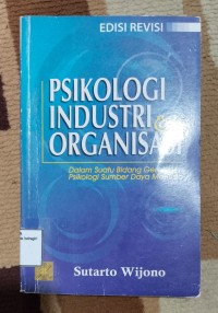 Image of PSIKOLOGI INDUSTRI & ORGANISASI