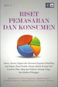 Image of RISET PEMASARAN DAN KONSUMSEN SERI 3
