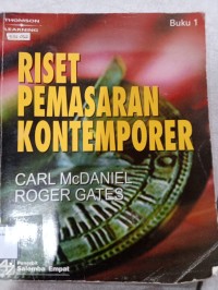 Image of RISET PEMASARAN KONTEMPORER BUKU 1