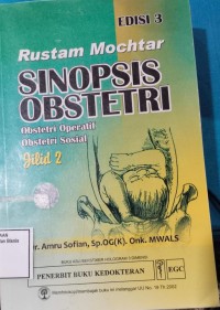 Image of RUSTAM MOCHTAR SINOPSIS OBSTETRI