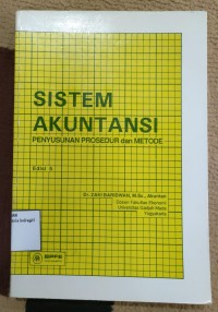 Image of SISTEM AKUNTANSI PENYUSUNAN PROSEDUR DAN METODE