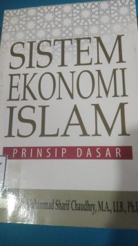 Image of SISTEM EKONOMI ISLAM PRINSIP DASAR