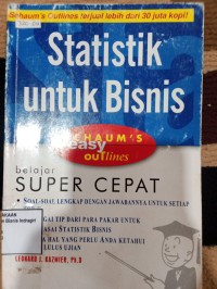 Image of STATISTIK UNTUK BISNIS