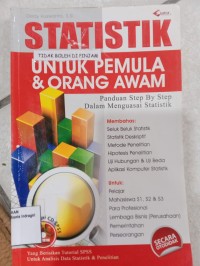 Image of STATISTIK UNUTK PEMULA DAN ORANG AWAM