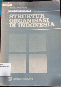 Image of STRUKTUR ORGANISASI DI INDONESIA
