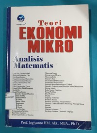 Image of TEORI EKONOMI MIKRO