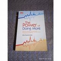 Image of THE POWER OF DOING MORE