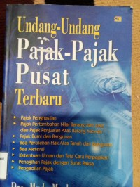 Image of UNDANG UNDANG PAJAK PAJAK PUSAT TERBARU